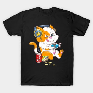 Cat Gaming Cat Kawaii Video Games  Gamer T-Shirt